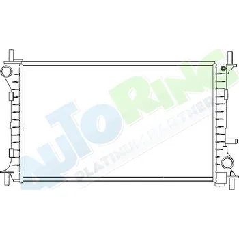 Chladič motoru Chladič vody FORD Focus 1998-2005 LP.0000.1724.29-174127 - DOPRAVA ZDARMA