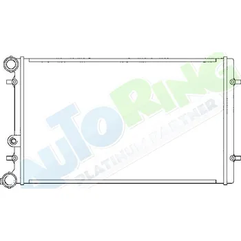 Chladič motoru Chladič vody SKODA Octavia (1U2/1U5) limuzína i kombi 1997-2001 LP.0000.1618.26-192432 - DOPRAVA ZDARMA