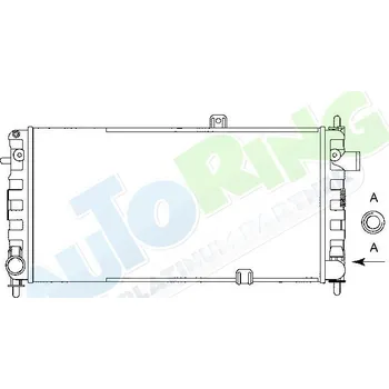 Chladič motoru Chladič vody OPEL Corsa A 08.82-07.94 LP.0000.1640.07-178644 - DOPRAVA ZDARMA