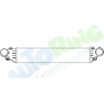 Chladič motoru Chladič vzduchu - intercooler MERCEDES C Class (W203) 04.00-02.07 LP.0000.1929.53-193971 - DOPRAVA ZDARMA