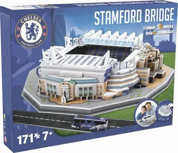 3D puzzle NANOSTAD Chelsea Stamford Bridge 171 dílků