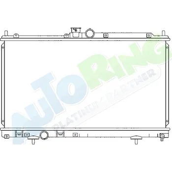 Chladič motoru Chladič vody MITSUBISHI Lancer (CS) 08.03-08.07 LP.0000.1628.17-162819 - DOPRAVA ZDARMA