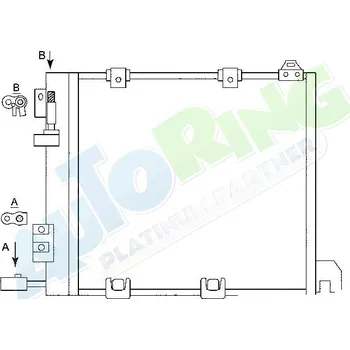 Výparník klimatizace Chladič klimatizace OPEL Zafira 1999-04.05 LP.0000.1459.62-149093 - DOPRAVA ZDARMA