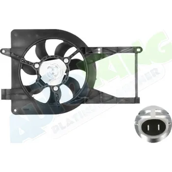 Ventilátor topení a klimatizace Ventilátor s krytem / úchytem - sahara FORD Fiesta i Courier 08.99-2002 LP.0000.2593.16-259352 - DOPRAVA ZDARMA