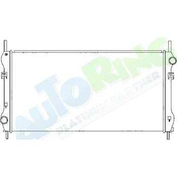 Chladič motoru Chladič vody FORD Transit (V184,5) 04.00-05.06 LP.0000.1666.87-172021 - DOPRAVA ZDARMA