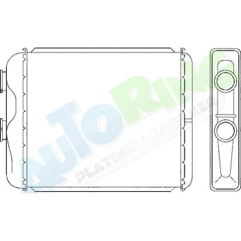Výměník tepla Radiátor topení OPEL Astra G 1998-09.09 LP.0000.1981.16-198430 - DOPRAVA ZDARMA