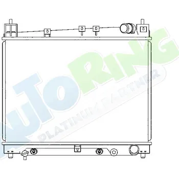 Chladič motoru Chladič vody TOYOTA Yaris (CP10,XP10) 04.02-2006 LP.0000.1643.99-189706 - DOPRAVA ZDARMA