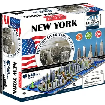 3D puzzle 4D Cityscape New York