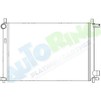 Chladič motoru Chladič vody FORD Fiesta i Courier 08.99-2002 LP.0000.1654.92-183904 - DOPRAVA ZDARMA