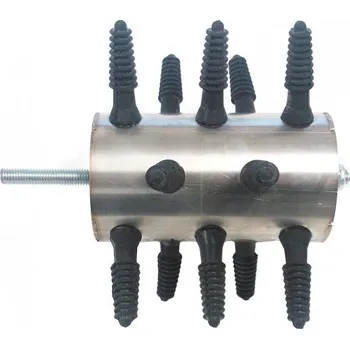 Škubací válec malý Dominion DITRU06 s hřídelí, 15 prsty pro škubačku drůbeže na vrtačku