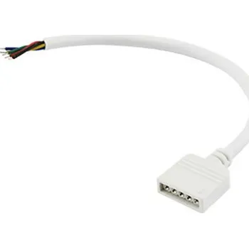 LED páska Napájecí kabel pro RGBW s konektorem, zásuvka, délka 100cm (Konektor k spojení LED pásků RGBW, RGBWW)