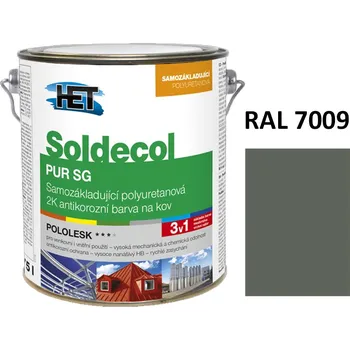barva na kov Soldecol PUR SG 2,5 L RAL 7009