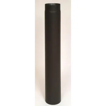 Kouřovod ABX roura 1m / 150mm (síla 1,5mm) - černá