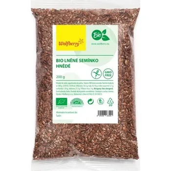 Wolfberry Lněné semínko hnědé BIO, 200 g