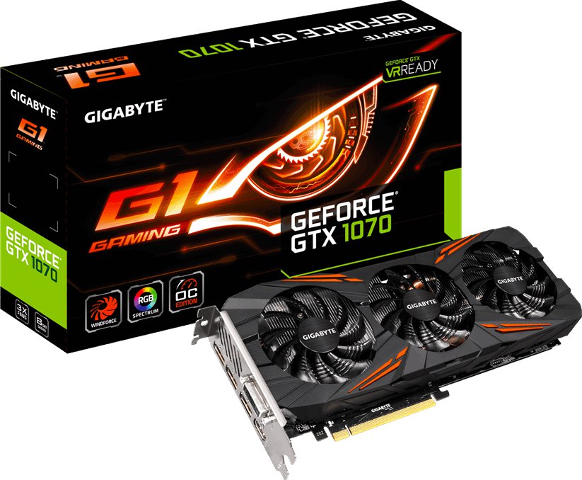 早い者勝ち！GIGABYTE GEFORCE GTX1070ti OC-8GD - PCパーツ