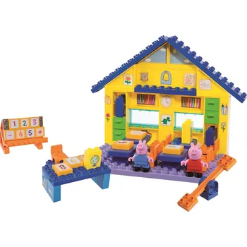 ostatní stavebnice Big Maxi PlayBig Bloxx Peppa Pig Škola