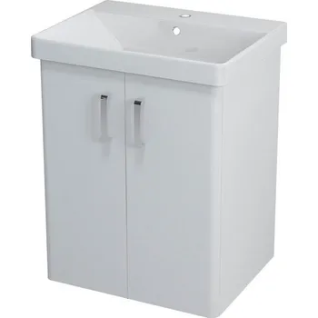 Koupelnový nábytek Sapho Theia umyvadlová skříňka 56,4 x 70 x 44,2 cm 2 x dvířka bílá