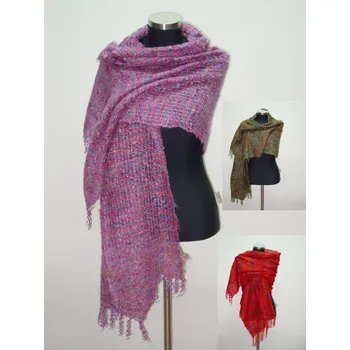 Šála Pletený šál 45x180/3b