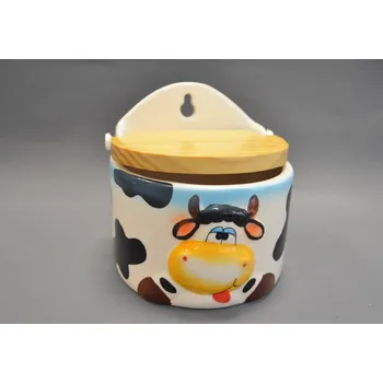 Dóza na potraviny Dóza "blue cow" 11x11cm