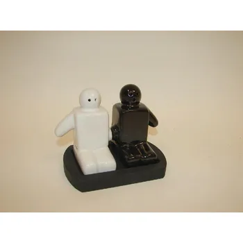 Koření Sada sůl+pepř "B&W-sitting" 11x8cm