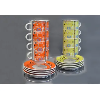 Stolování Kávová sada pro 4os. "coffee time" 15x26/2 150ml 4ks