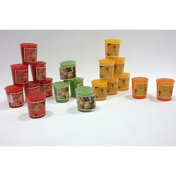 Svíčka Svíčka válec jahoda 5x4,5cm