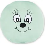 Tvarovaný polštářek - kulička pistáciová