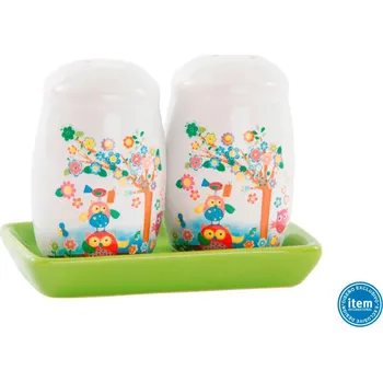 Koření Sada sůl+pepř "SOVIČKY" 11x6x8cm