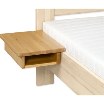 Noční stolek Noční stolek závěsný buk s nikou