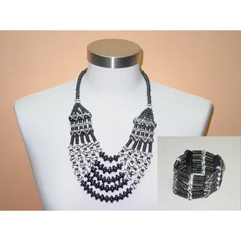 Náhrdelník Náhrdelník "B&W ethnique" 60cm