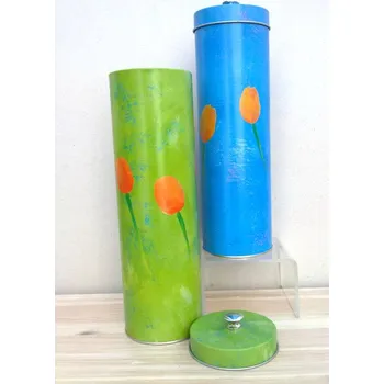 Dóza na potraviny Plechová dóza špagety "TULIPÁNY" 9x28/2b