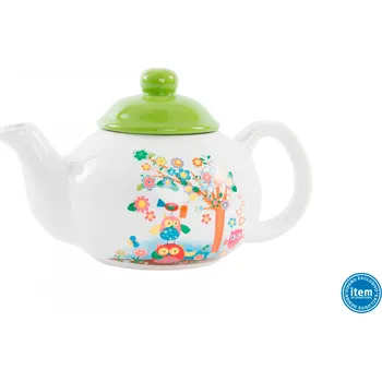 Konvice na čaj Keramická konvice "SOVIČKY" 21x14x11cm