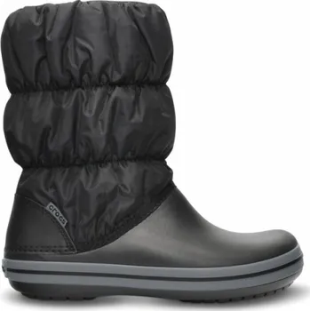 Dámské válenky Crocs Winter Puff Boot Women Black/Charcoal