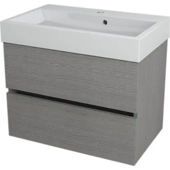 Koupelnový nábytek Sapho Largo 67 x 50 x 41 cm dub stříbrný