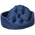 Pelíšek pro psa Dog Fantasy ovál s polštářem 91 x 81 x 21 cm, tmavě modrý