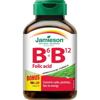 Jamieson Vitamín B6 + B12 + kyselina…