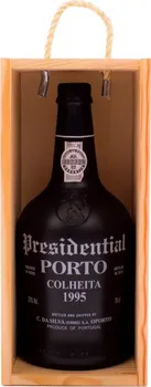 Fortifikované víno Porto Presidential Colheita 1995 0,75 l 20% + dřevěný box