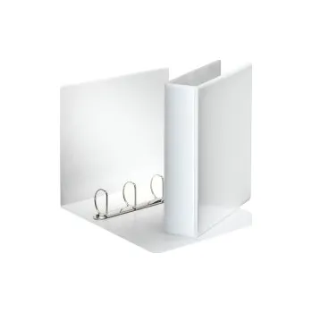 Pořadač A4 kroužkový prezentační - hřbet 7,5 cm -4 - kroužek / bílá