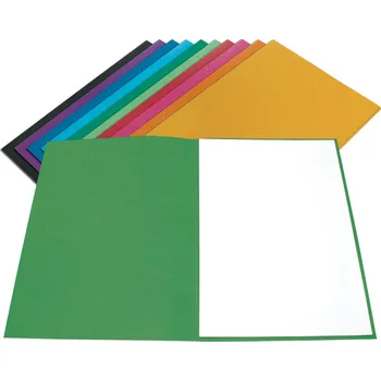 Mapa 250 A4 Prešpán bez klopy - tmavě zelená, 1ks