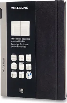 Zápisník Moleskine Professional XL černý
