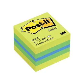 Samolepící bloček Samolepicí bločky Post-it minikostky - citronová / 400 lístků