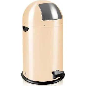 Odpadkový koš Odpadkový koš s kovovou vložkou - nášlap béžová