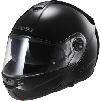 Helma na motorku LS2 Strobe lesklá černá
