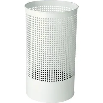 Odpadkový koš Odpadkový koš, stojan na deštníky / děrovaný - bílý