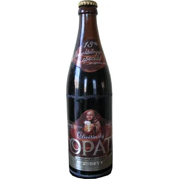 Pivo Olivětínský Opat Čokoládový speciál 13° 0,5 l