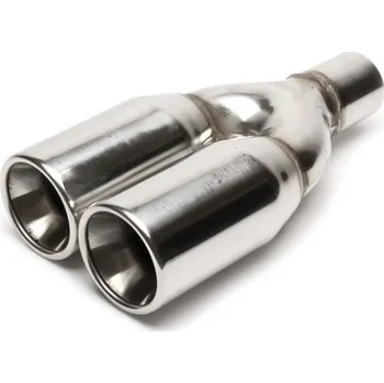 Koncovka výfuku TA Technix koncovka výfuku nerezová - kulatá, průměr 2x89mm