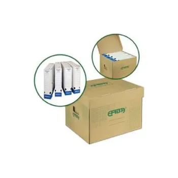 Archivační box Úložný box Emba - přírodní hnědá / TYP UB1