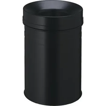 Odpadkový koš DURABLE Odpadkový koš SAFE+ kulatý 15 černý