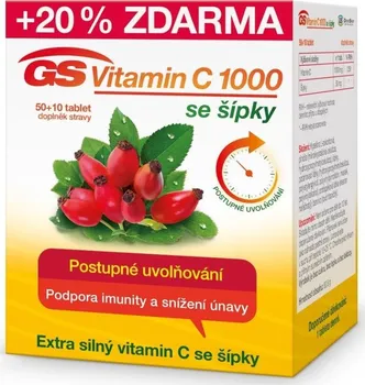 Green Swan Pharmaceuticals Vitamín C se šípky 1000 mg