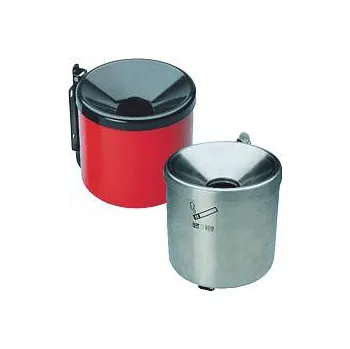 Popelník Popelník nástěnný průměr 90 mm - bílo černý